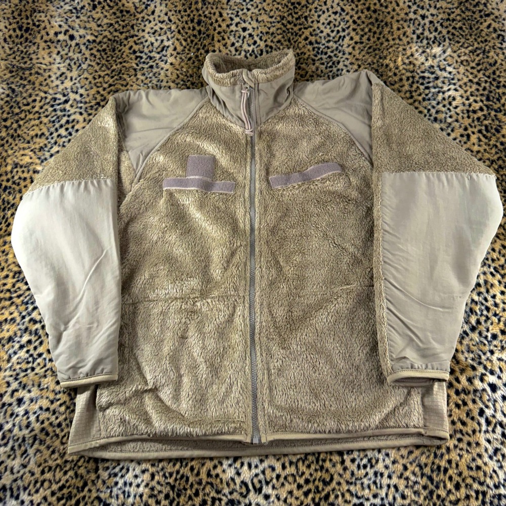 Advantage Wear & Gear Fleece Jacket Gen III Cold Weather Tan Mens Medium Regular